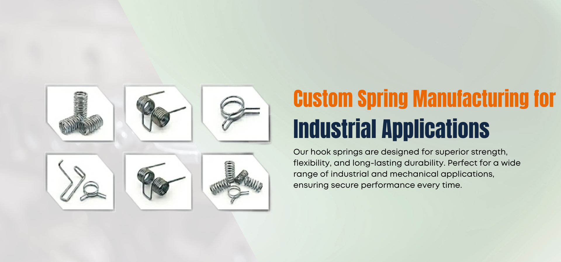 Industrial Spring Manufacturing Banner 3
